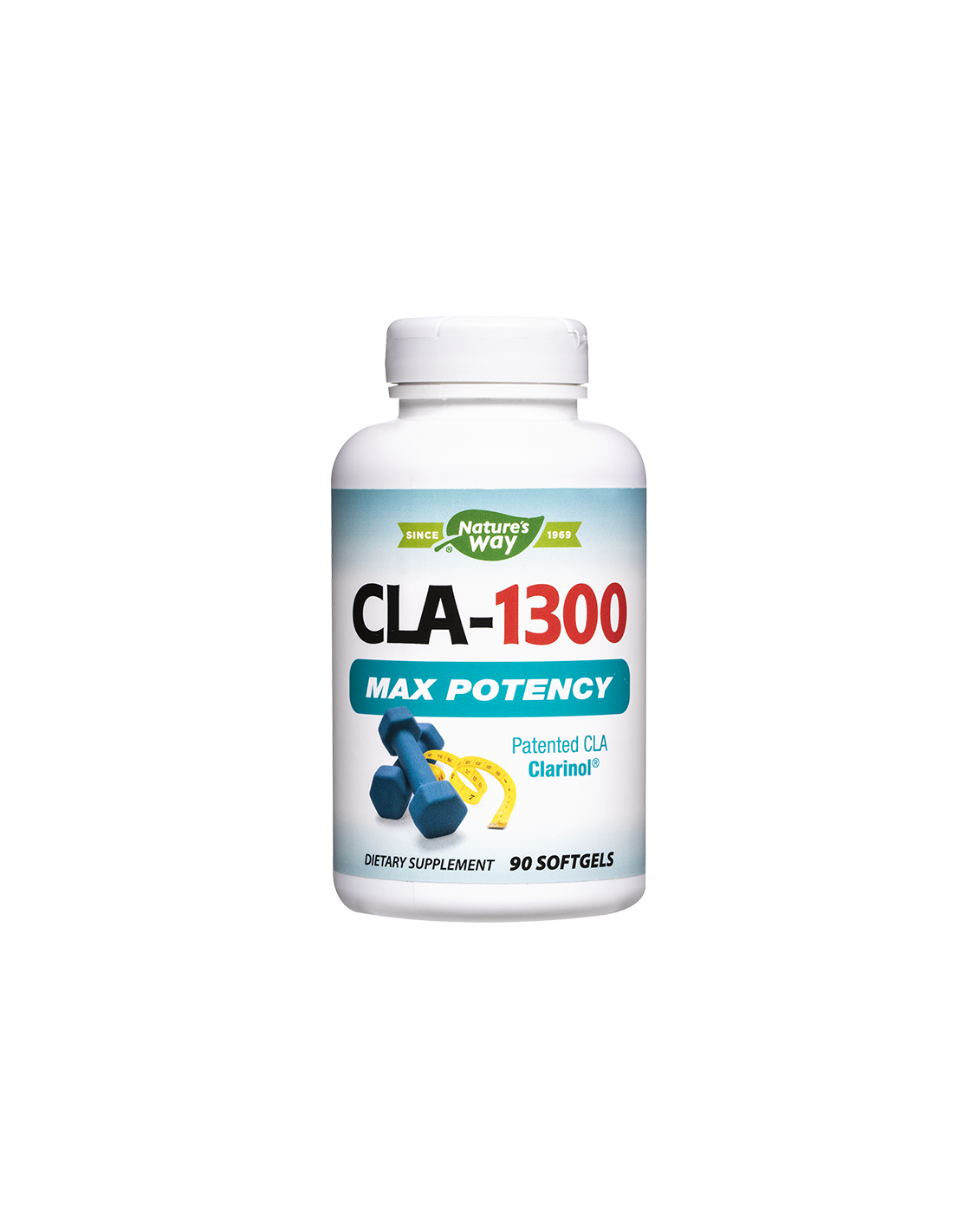 CLA-1300 Max Potency /Konjugált linolsav/ - Súlycsökkentés, 90 Softgels Nature's Way