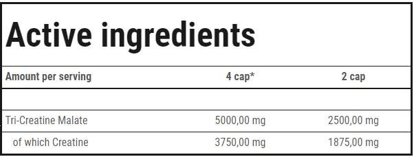 CM3 1250 | Tri-Creatine Malate - 180 kapszula