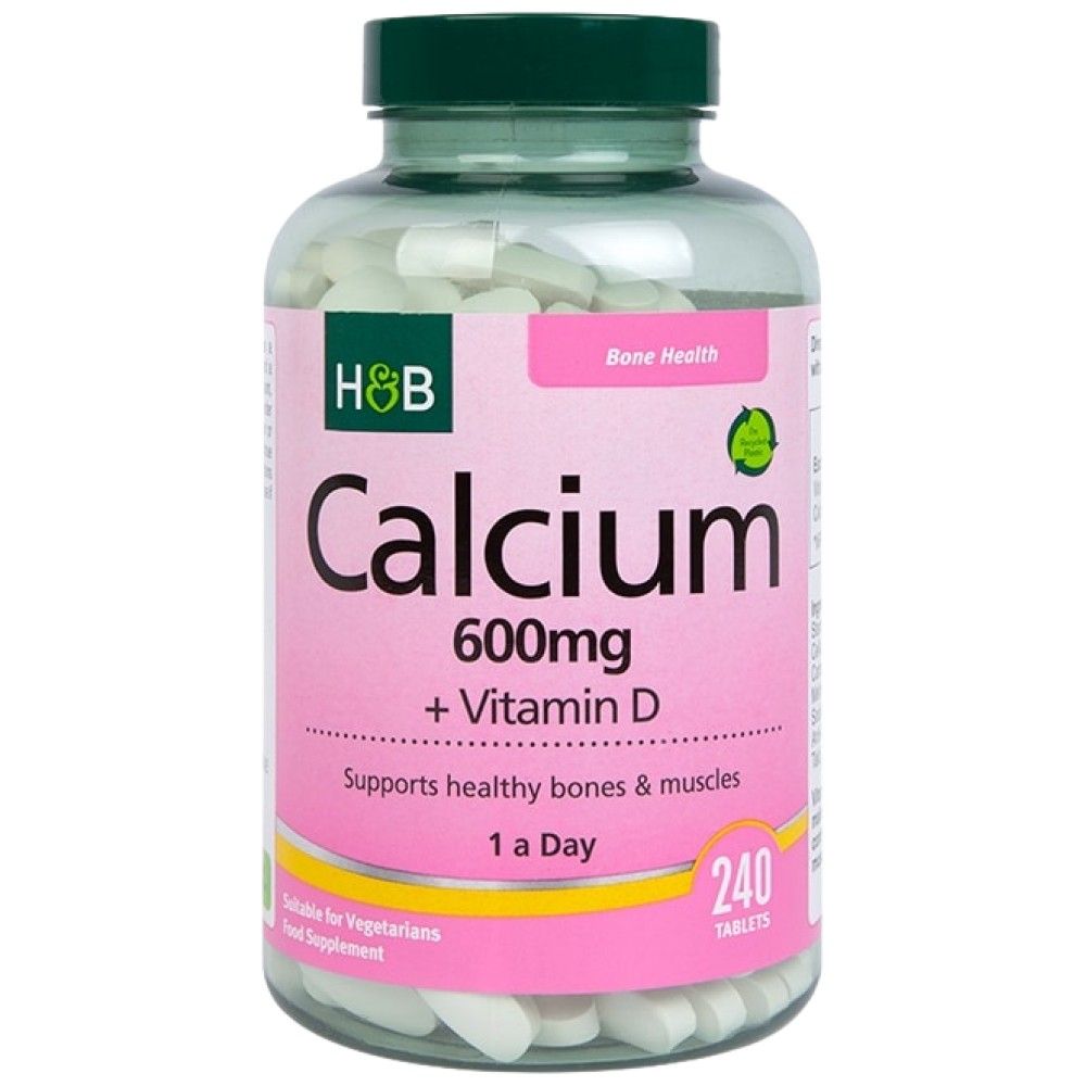 Kalcium 600 mg + D-vitamin - 240 tabletta