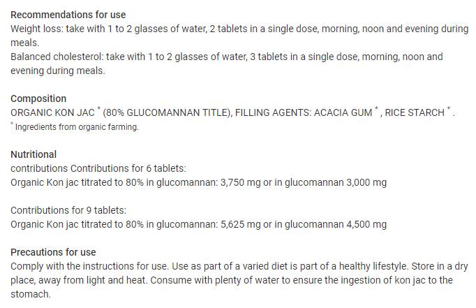 Cut Calorie - Glucomannan Konjac | Vegánbarát - 60 tabletta