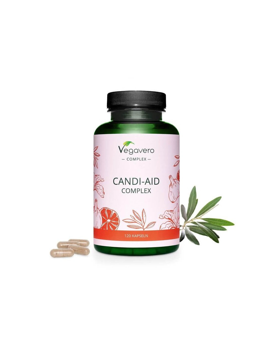 Candi-Aid komplex, 120 kapszula, 100%-ban vegán <tc>Vegavero</tc>