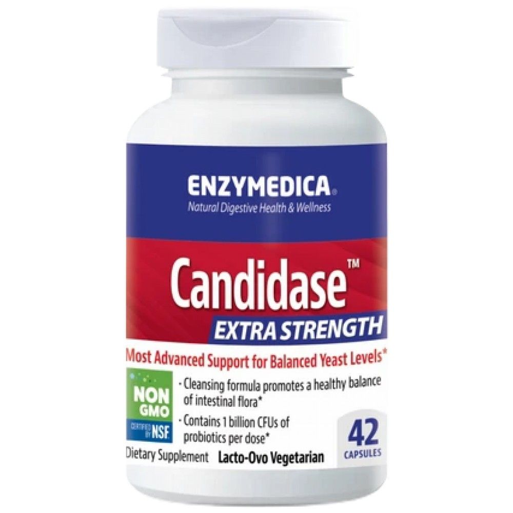 Candidase Extra Strength - 42 capsules - Nutra Best Europe