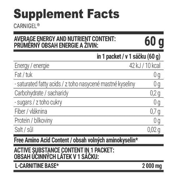 Carnigel Performance Burn - 60 gramm