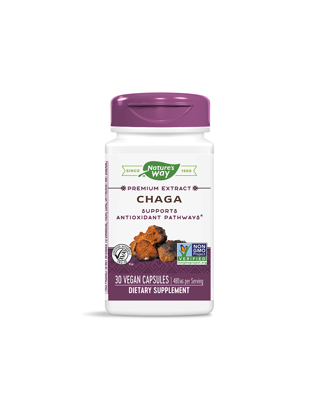 Chaga/Chaga 480 mg x 30 kapszula Nature's Way