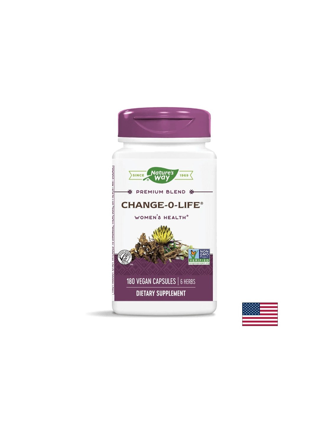 Change-O-Life/Change-O-Life/Menopauza, 180 kapszula Nature's Way