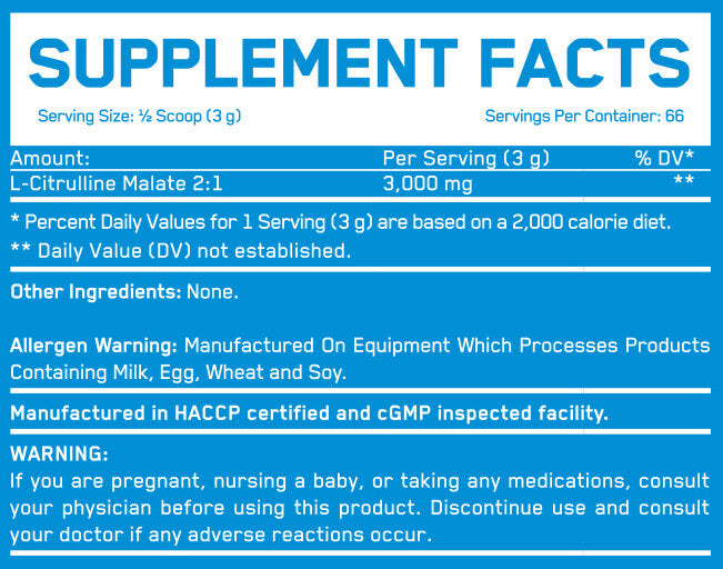 Citrulline Malate 3000™ - 200 gramm