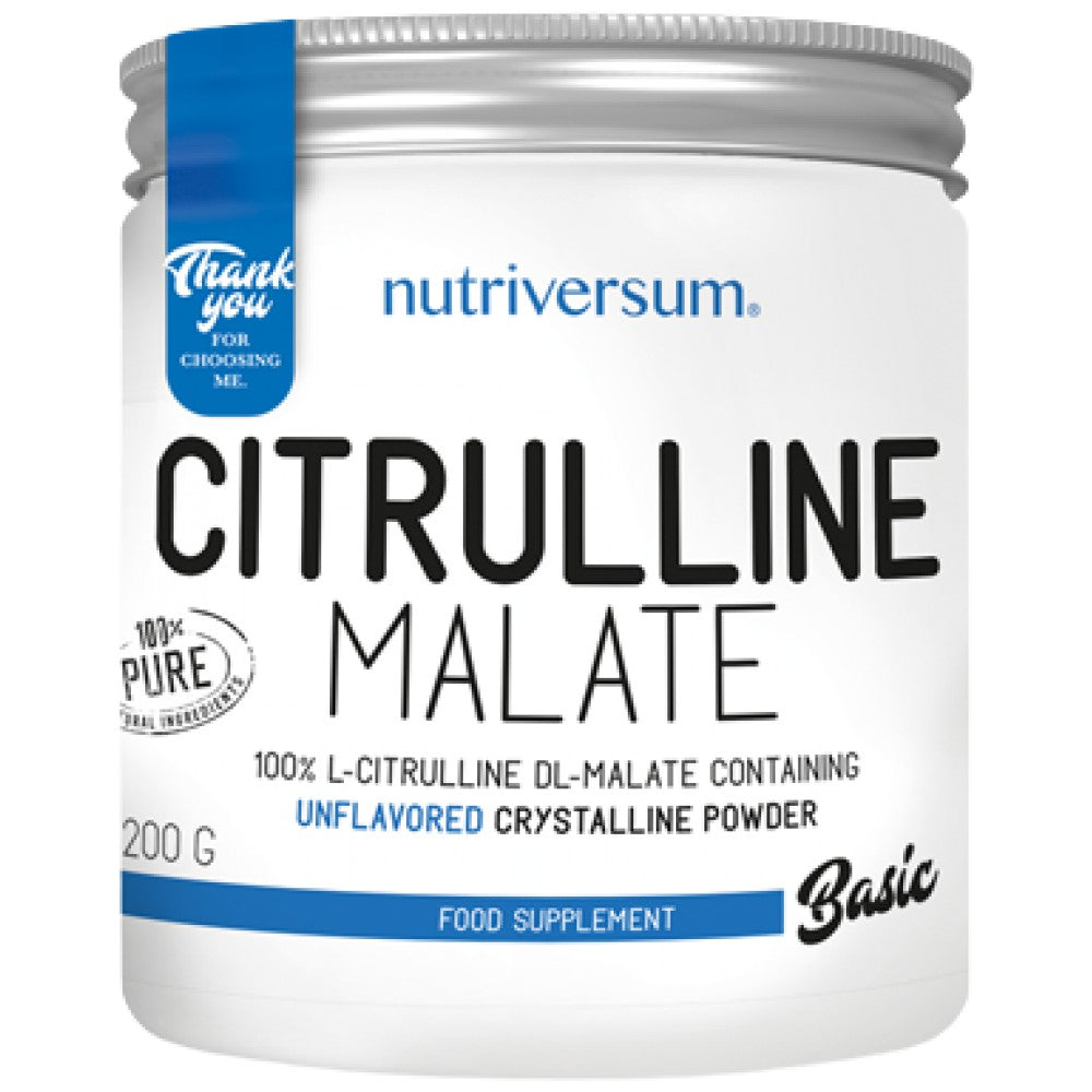 Citrullin-malátpor | 100% tisztaság - 200 gramm