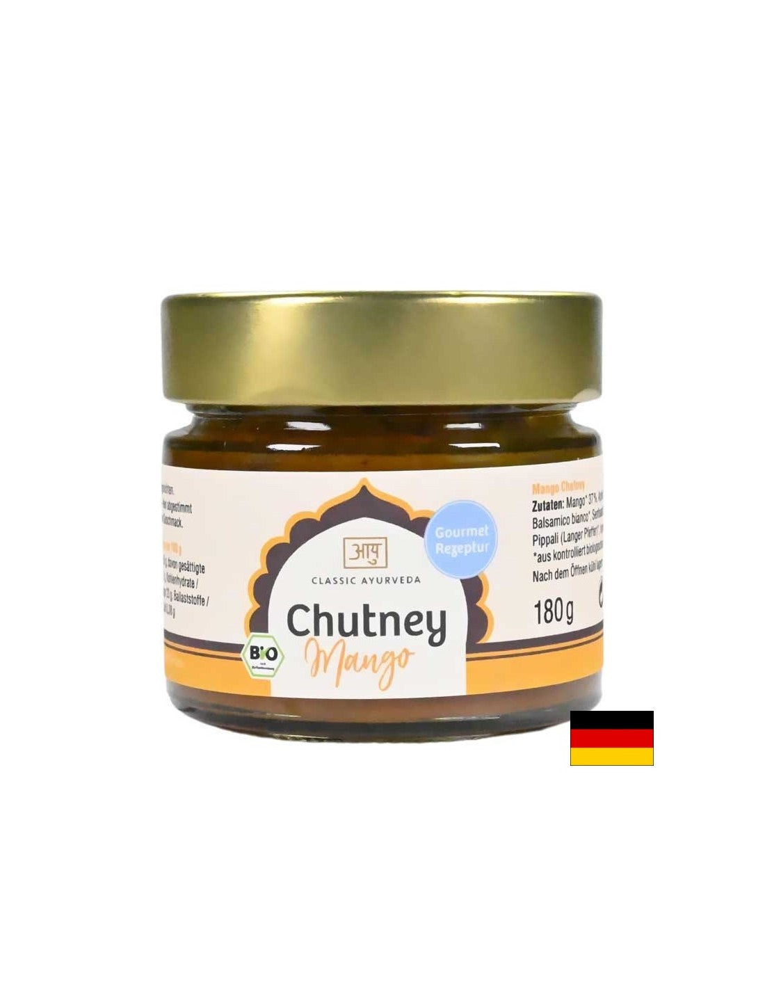 Chutney Mano Classic Ayurveda®, bio, 180 g