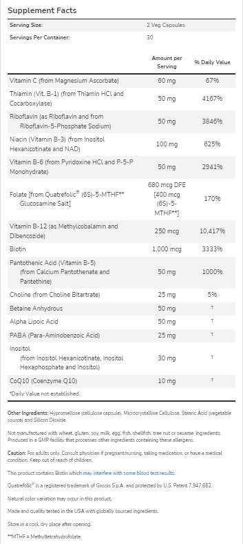 Co-enzyme B-Complex - 60 kapszula