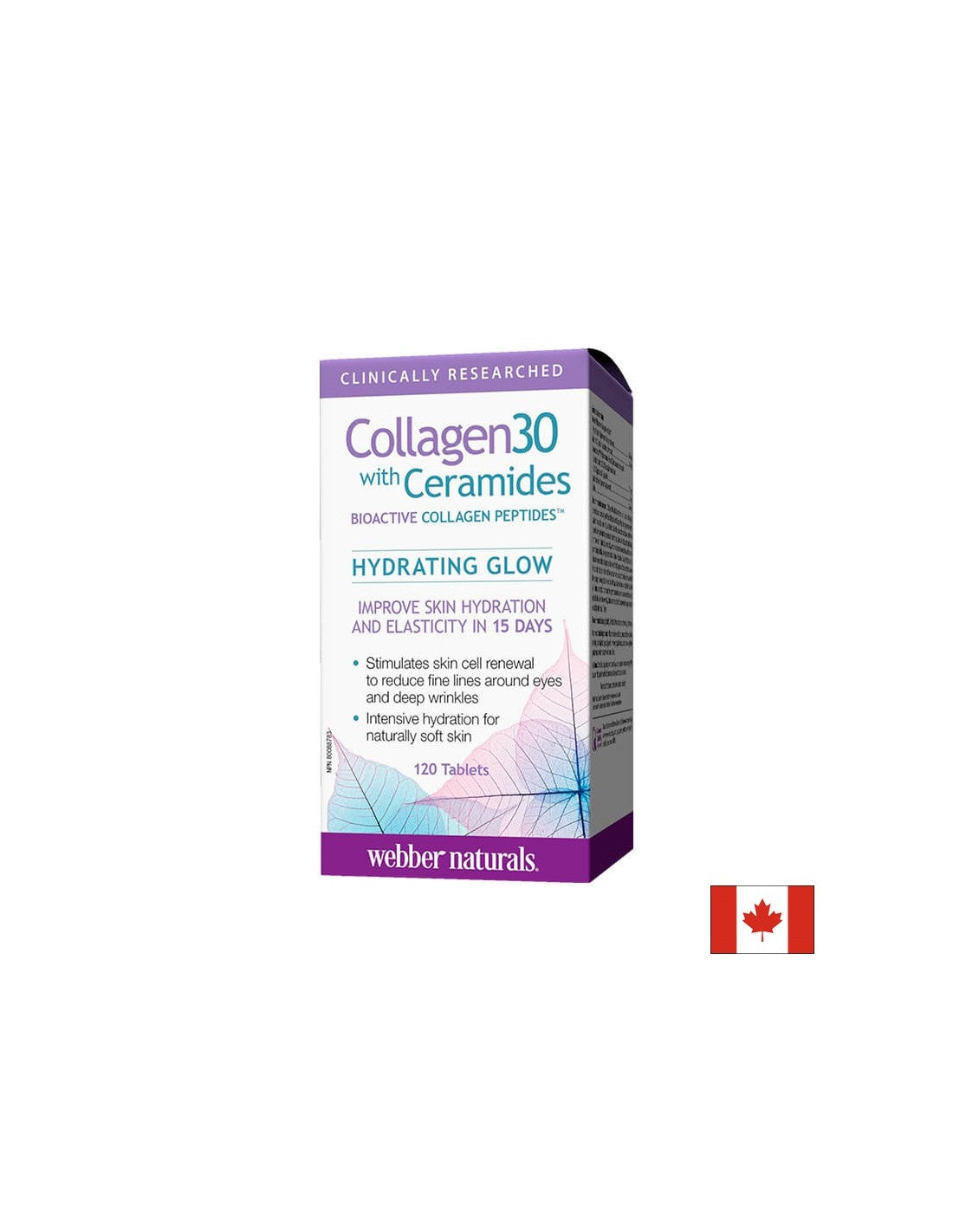 Collagen30® ceramidokkal - Kollagén + ceramidok, 120 tabletta <tc>Webber Naturals</tc>