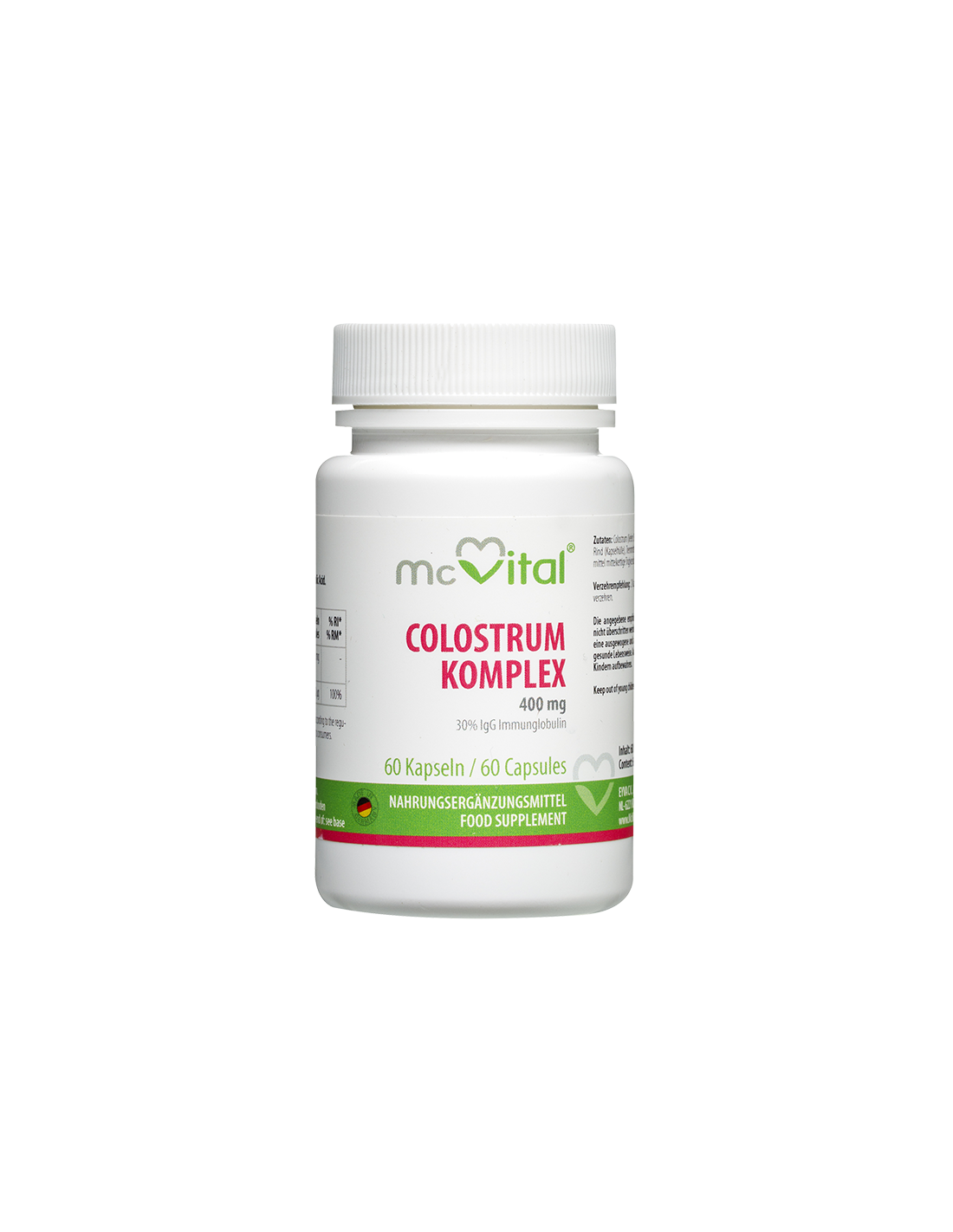 Immunitás - Kolosztrum + Folsav - Colostrum Komplex, 60 kapszula
