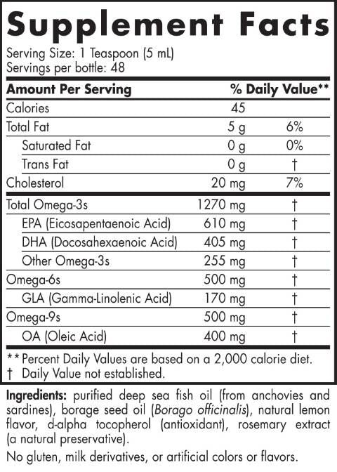 Complete Omega Liquid 1270 mg - 473 ml