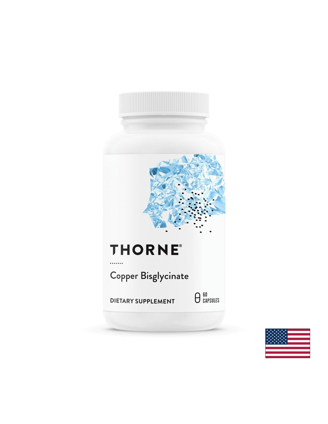 Réz (biszglicinát) - antioxidáns és immunvédő - Réz, 2 mg, 60 kapszula <tc>Thorne</tc>