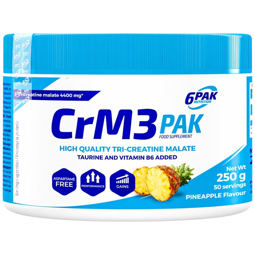 CrM3 PAK (tri-kreatin-malát + taurin) - 250 gramm