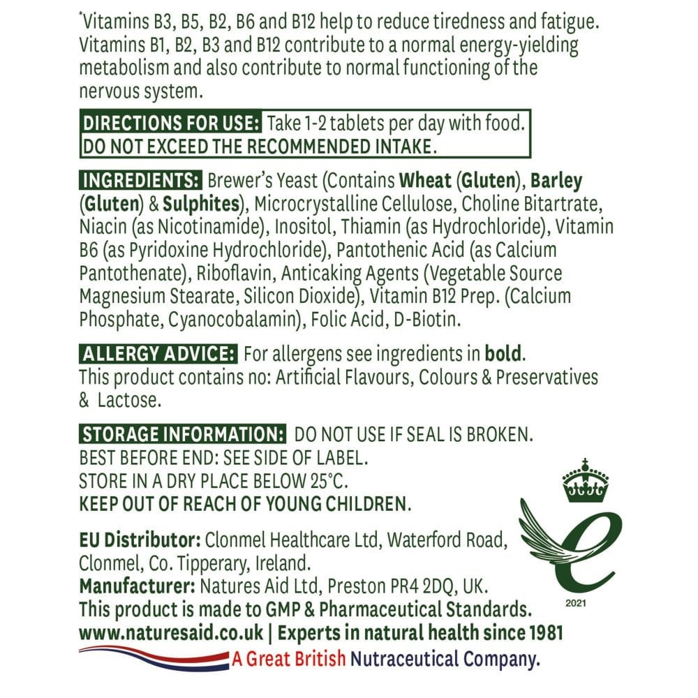 Vitamin B Complex (Vitamin B Complex) 90 tabletta NaturesAid