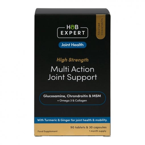 Szakértői formula az egészséges ízületekért (Multi Action Joint Support) 90 tabletta és 30 kapszula HOLLAND & BARRETT