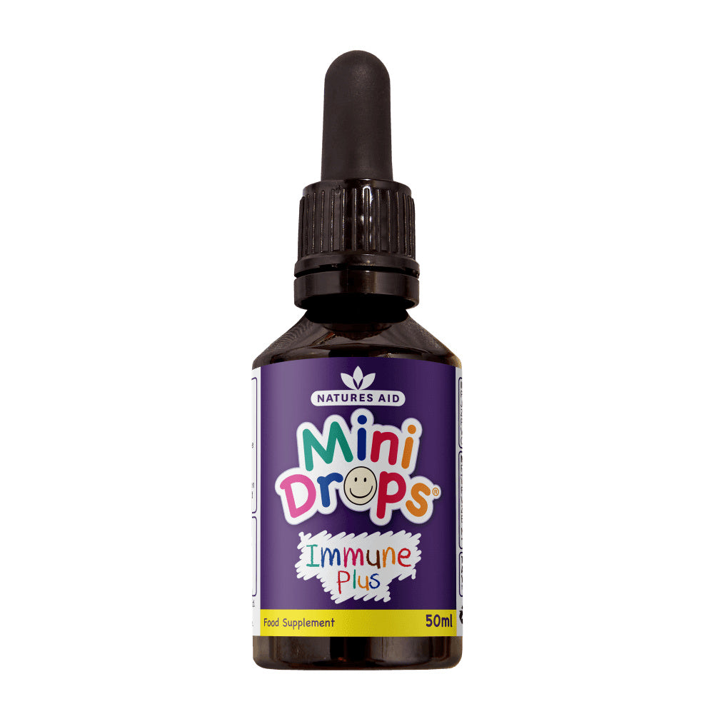 Immun formula bodza cseppekkel gyerekeknek (Mini Drops Immune Plus) 50 ml NaturesAid