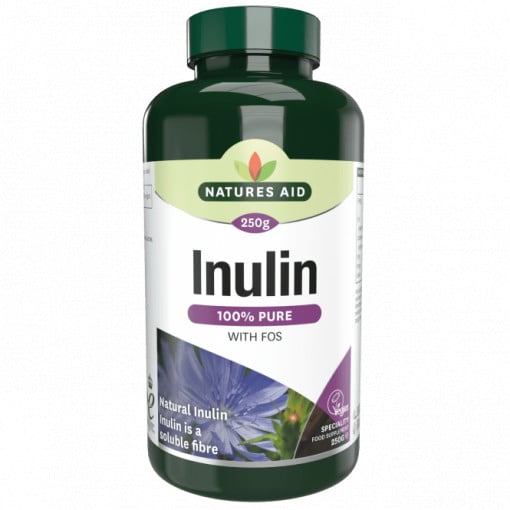 Inulin por (Inulin Powder) 250g NaturesAid