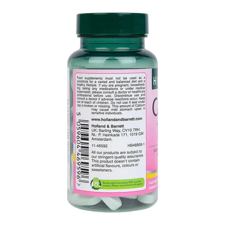 Kalcium-magnézium és D-vitamin (kalcium, magnézium & D-vitamin) 60 tabletta HOLLAND & BARRETT