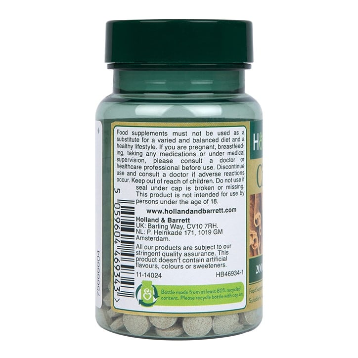 Fahéj 500mg 90 tabletta HOLLAND & BARRETT