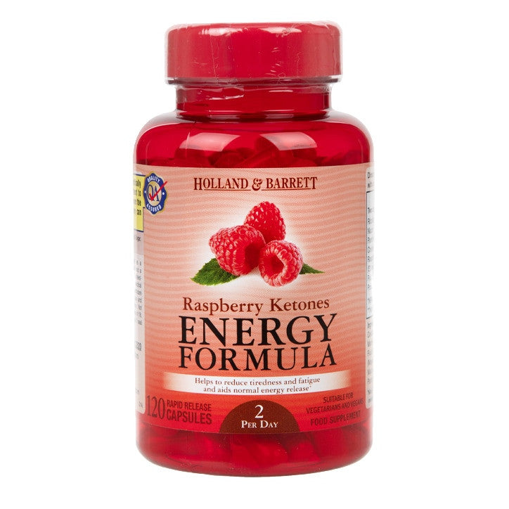 Málna ketonok energia formula (Energy Formula) 120 kapszula HOLLAND & BARRETT