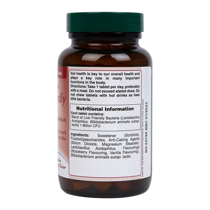 Probiotikum Acidophilusszal (rágható Acidophilus Eper 1 milliárd) 1 milliárd. 120 rágótabletta HOLLAND & BARRETT