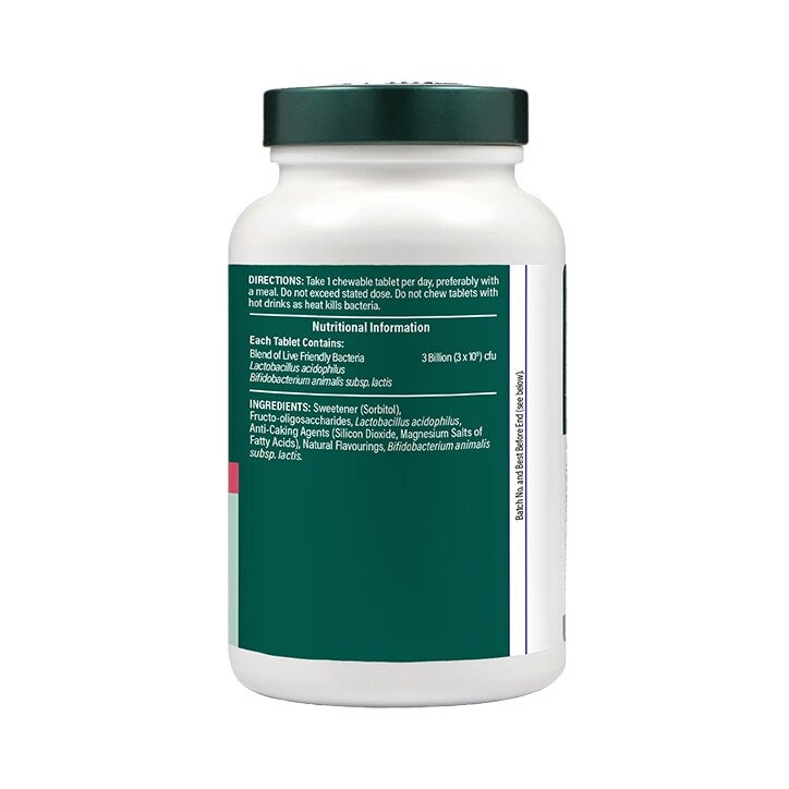 Probiotikum Acidophilusszal (rágható Acidophilus Eper 3 milliárd) 3 milliárd. 120 rágótabletta HOLLAND & BARRETT