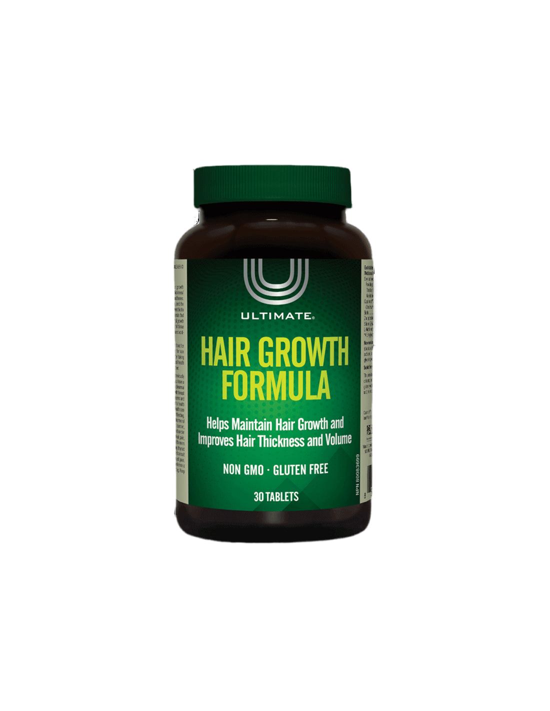 Ultimate® Hair Growth Formula x 30 tablets (for androgenetic alopecia) - Nutra Best Europe
