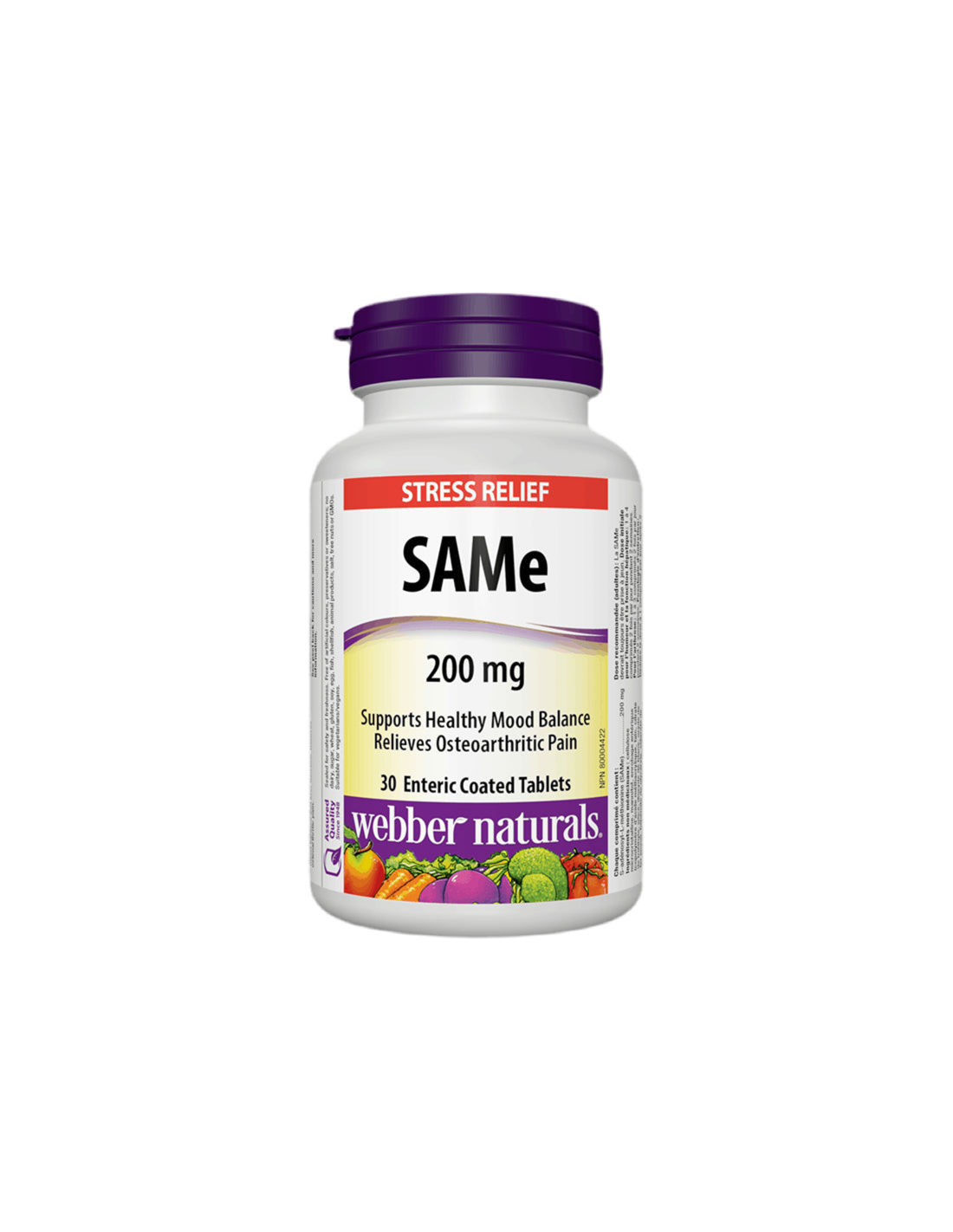 SAMe (S-Adenosyl-L-Methionine)/ SAMe 200 mg x 30 gastro-resistant tablets - Nutra Best Europe