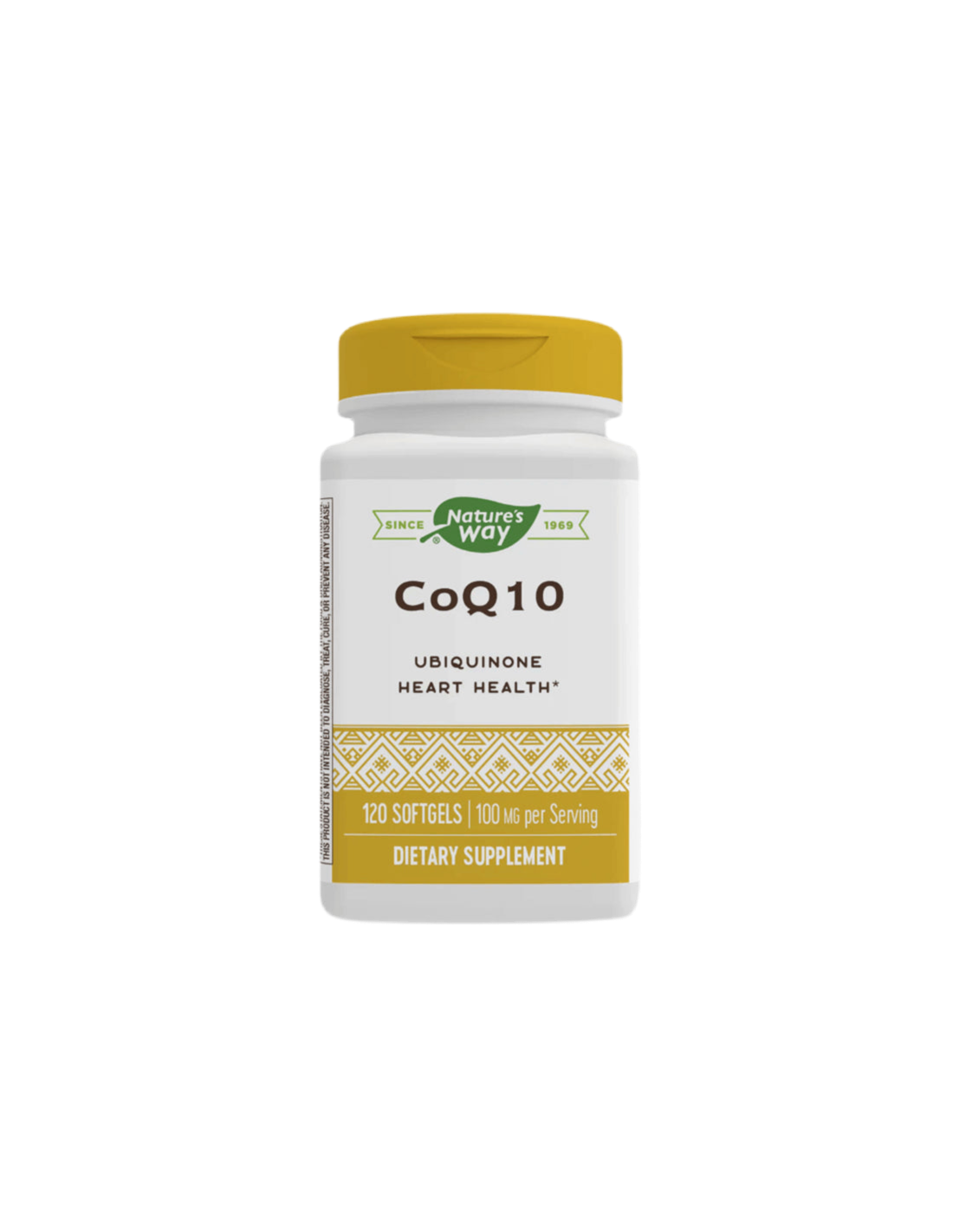 Coenzyme Q10 (Ubiquinone) for a healthy heart, 100 mg, 60 softgel capsules - Nutra Best Europe