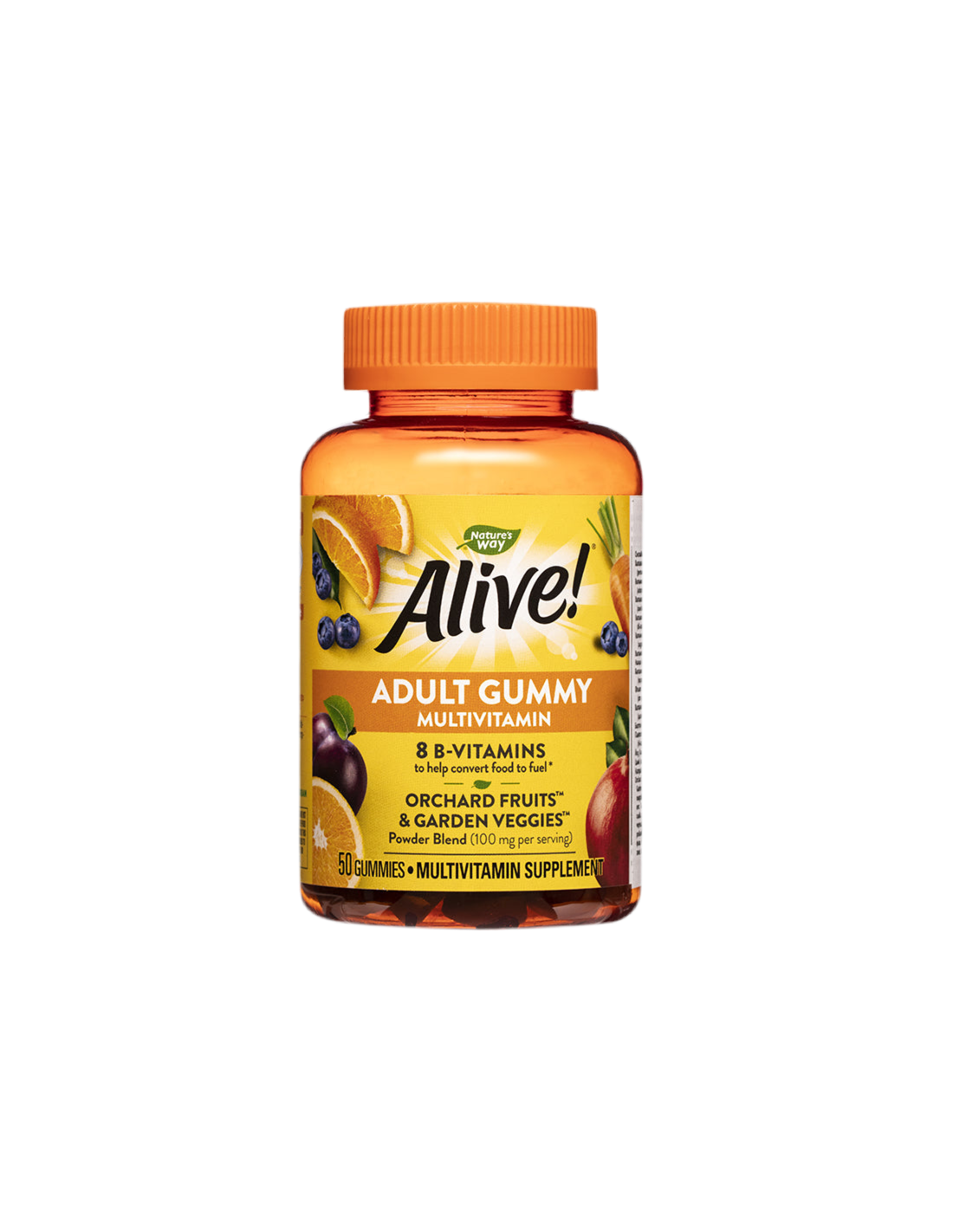Alive! Adult Gummy Multivitamin/ Alive! Multivitamins, 50 Nature's Way Jelly Tablets - Nutra Best Europe