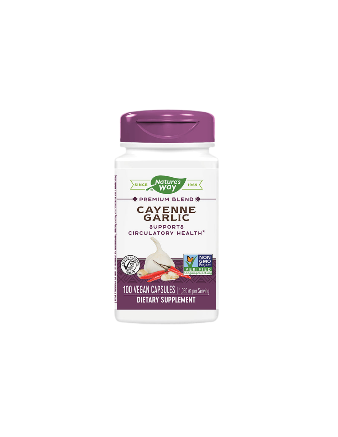 Cayenne Garlic - 100 capsules - Nutra Best Europe