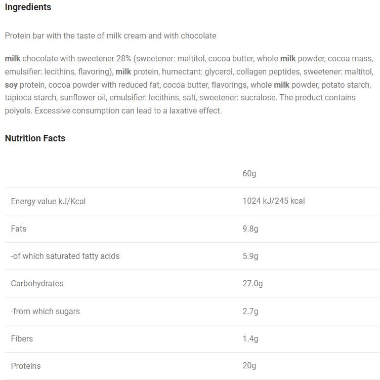 Deluxe Protein Bar - 60 gramm