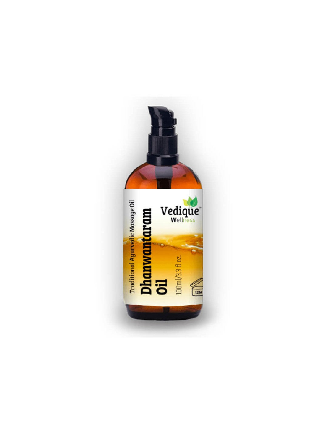Masszázsolaj Dhanwantaram (Dhanwantaram) - izom-, ízületi és inak fájdalmára, 100 ml