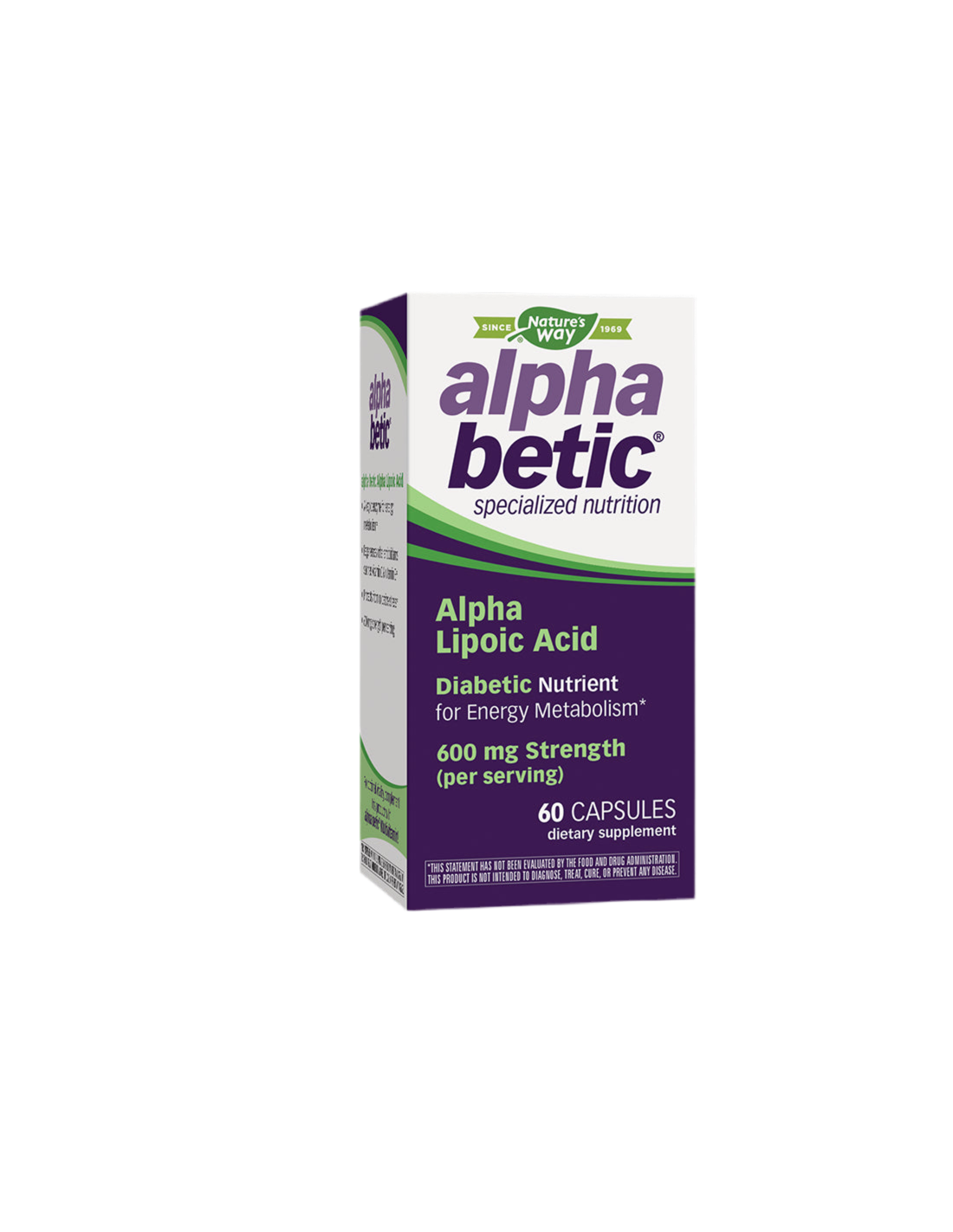AlphaBetic® Alpha Lipoic Acid 200 mg x 60 capsules Nature's Way - Nutra Best Europe