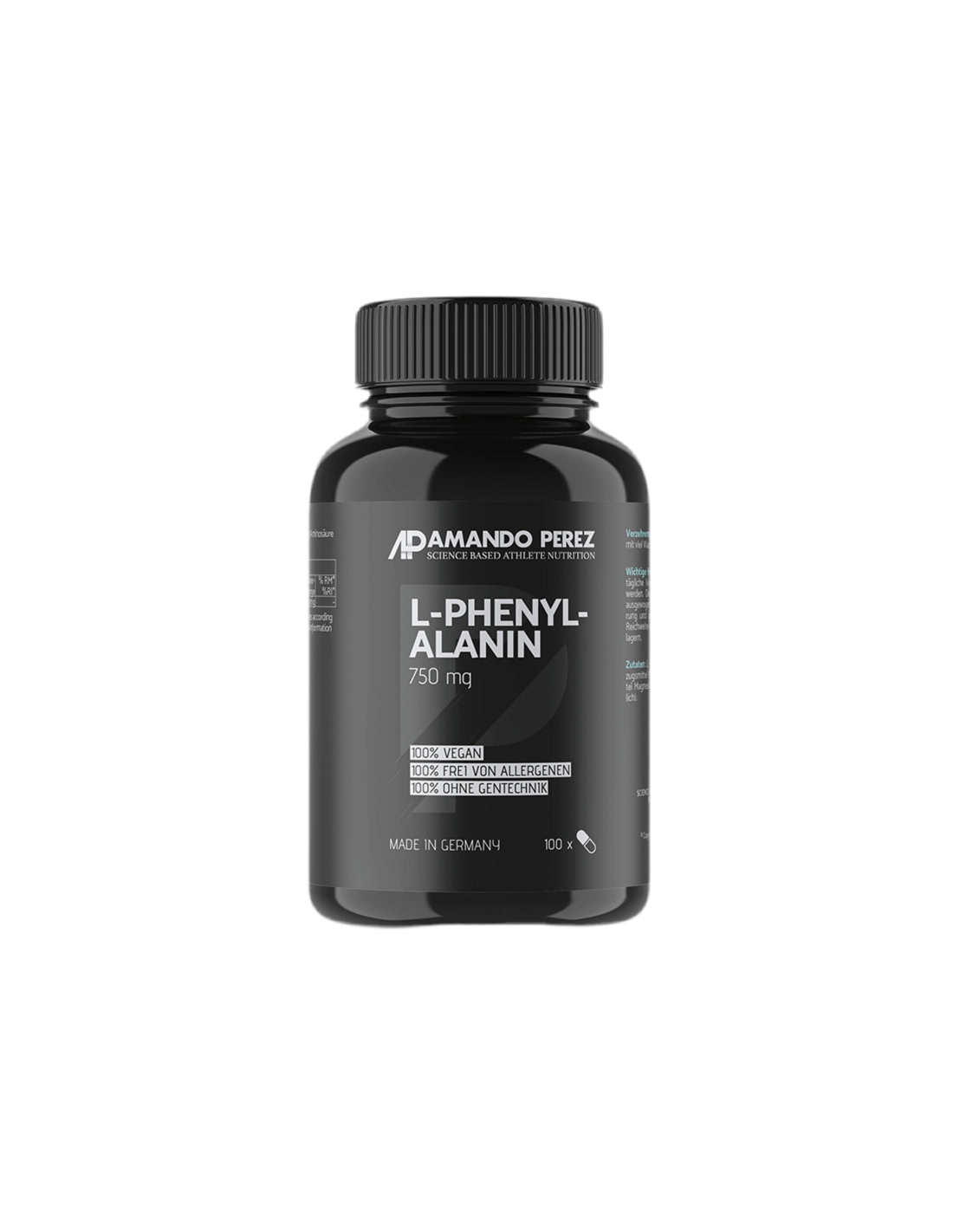 L-Phenylalanine / L-phenylalanine, 100 capsules - Nutra Best Europe