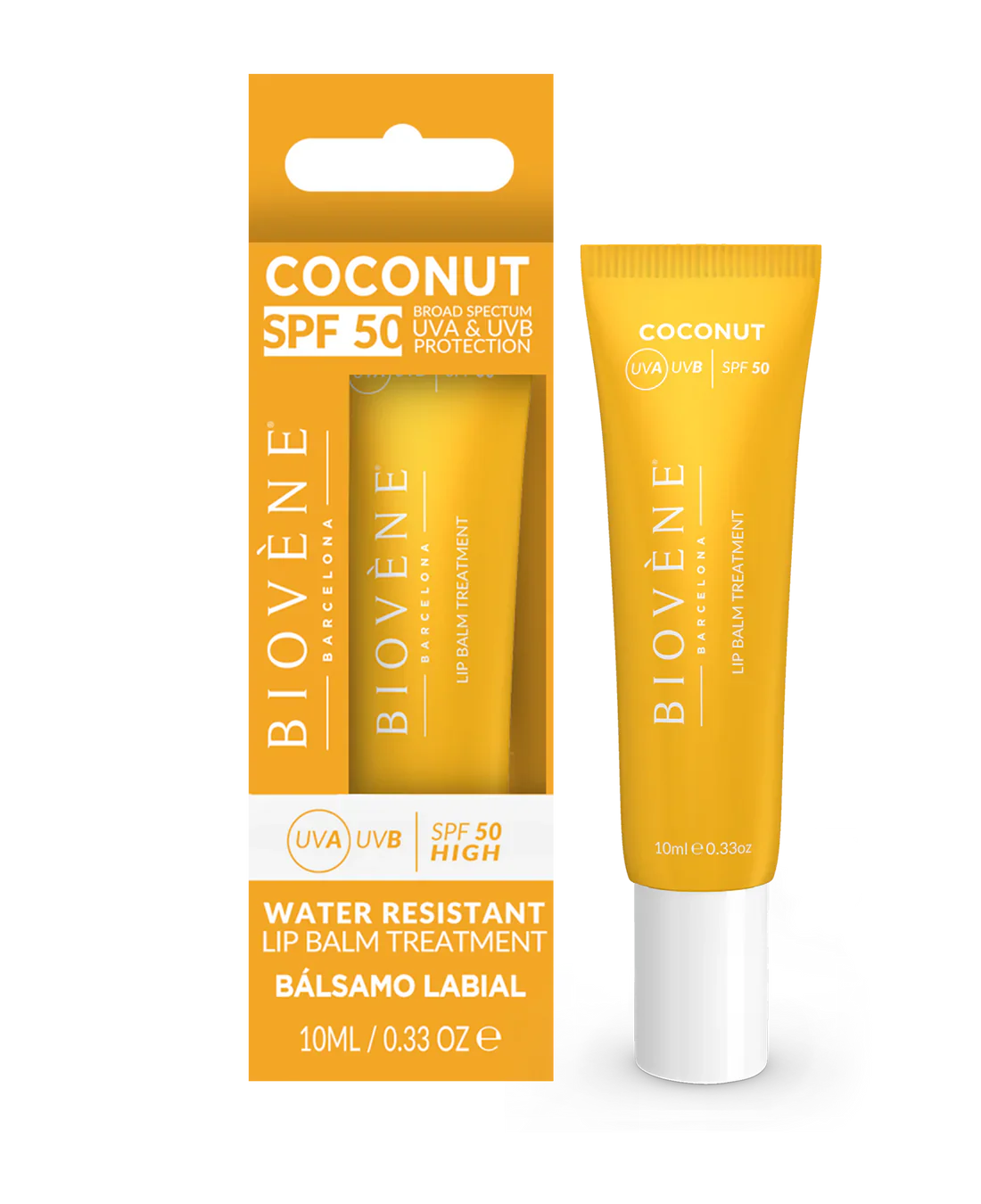 Sunscreen Lip Balm with Coconut SPF 50 - 10 ml - Nutra Best Europe