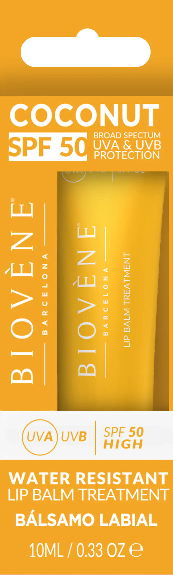 Sunscreen Lip Balm with Coconut SPF 50 - 10 ml - Nutra Best Europe