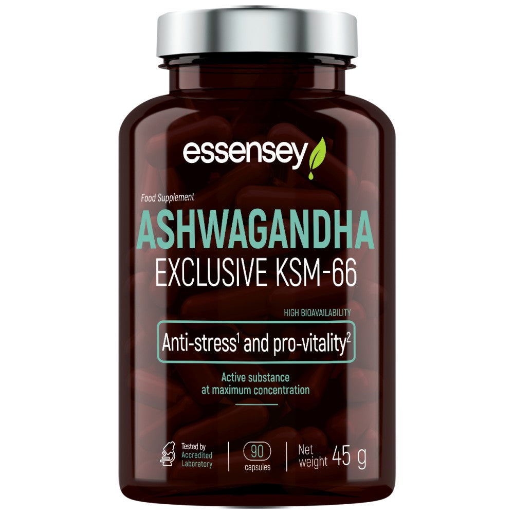 Ashwagandha KSM-66 200 mg - 90 capsules - Nutra Best Europe
