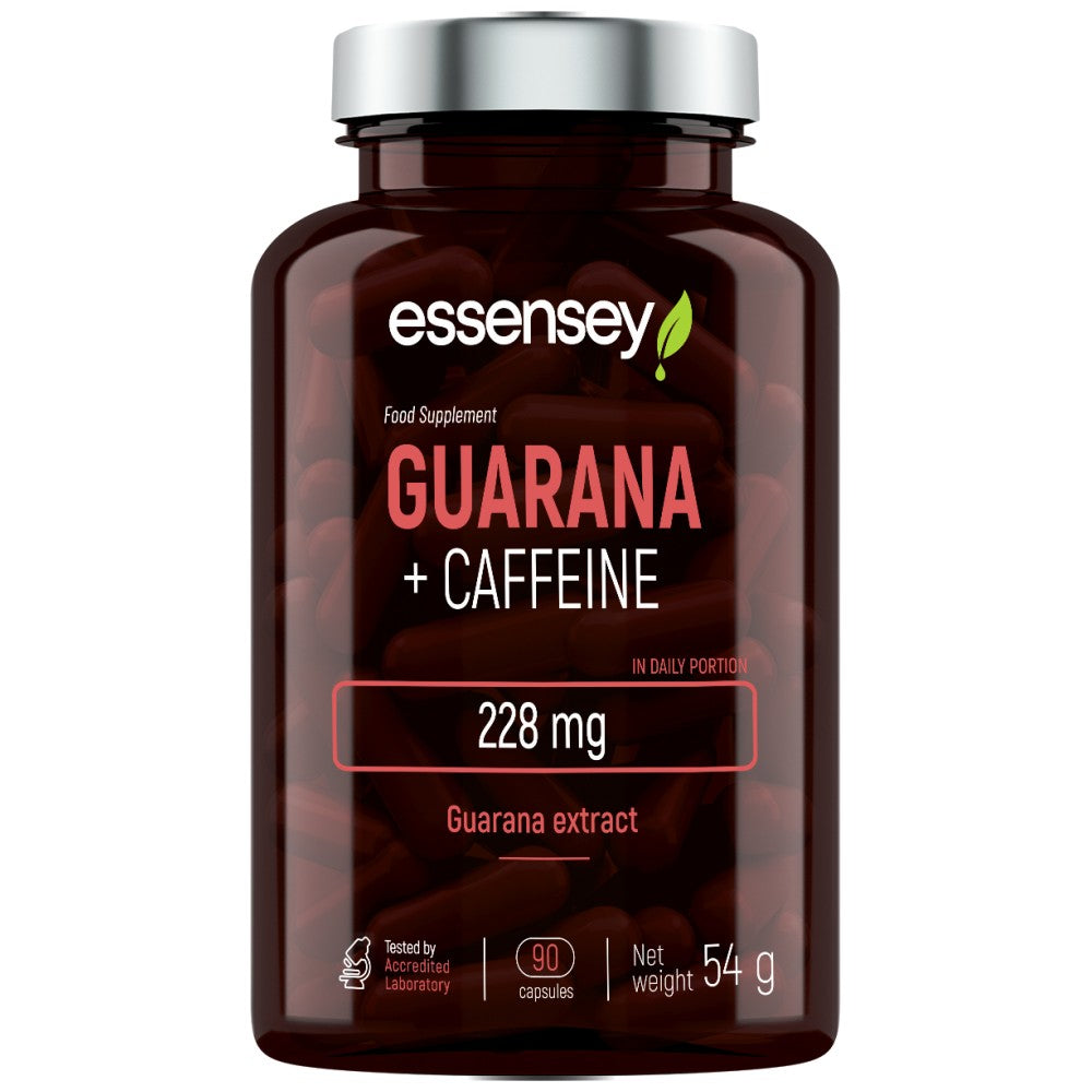 Guarana + Caffeine - 90 capsules - Nutra Best Europe