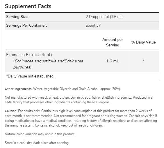 Echinacea folyékony kivonat - 59 ml