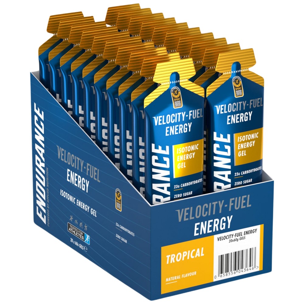 Endurance Energy Isotonic Energy Gel - 20 x 60 grams - Nutra Best Europe