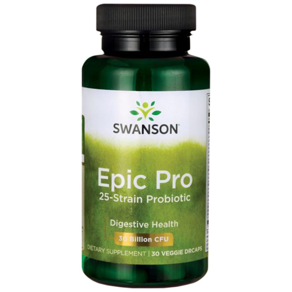 Epic-Pro 25-Strain Probiotic 30 Billion CFU - 30 Capsules - Nutra Best Europe