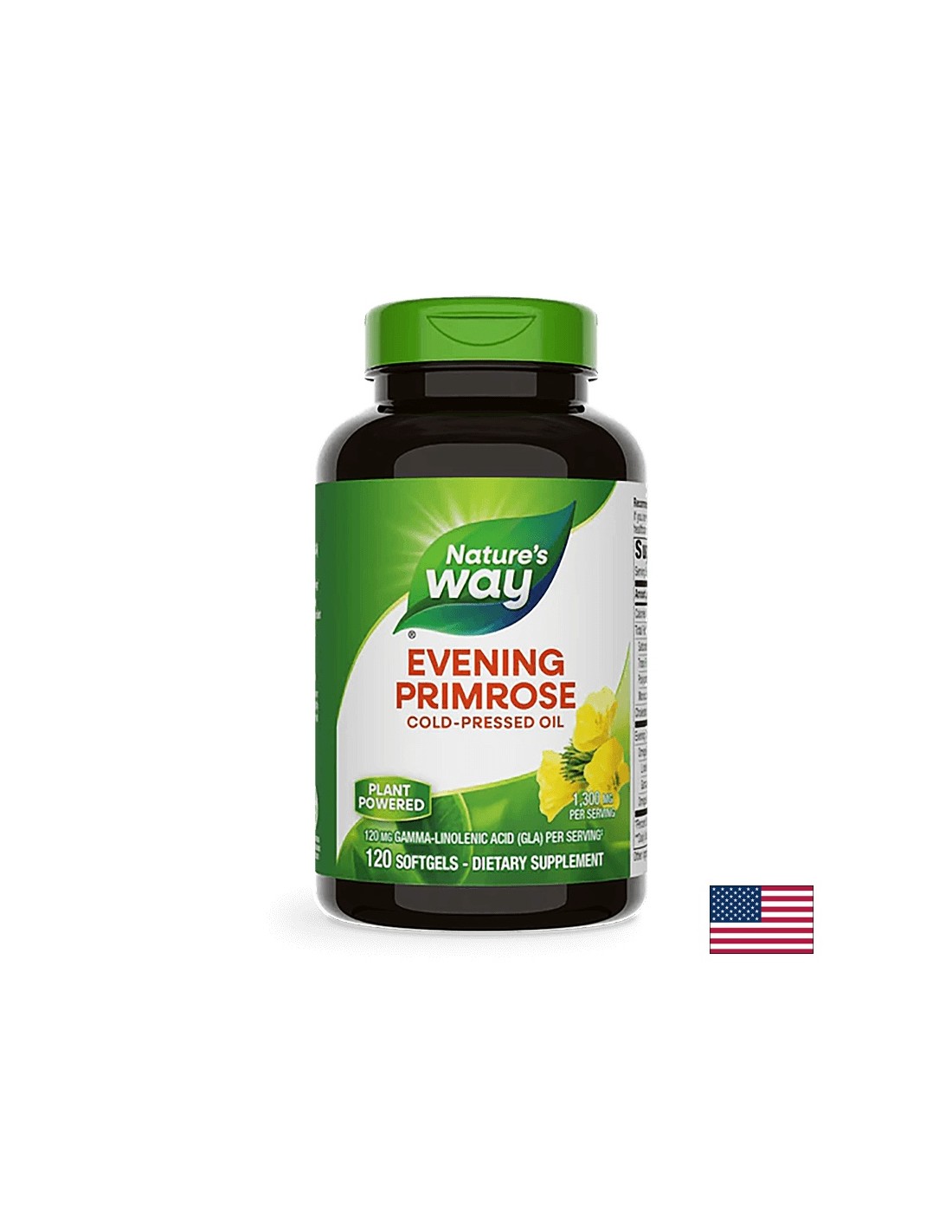 Evening Primrose 10% GLA 1300 mg x 120 lágyzselé kapszula Nature's Way