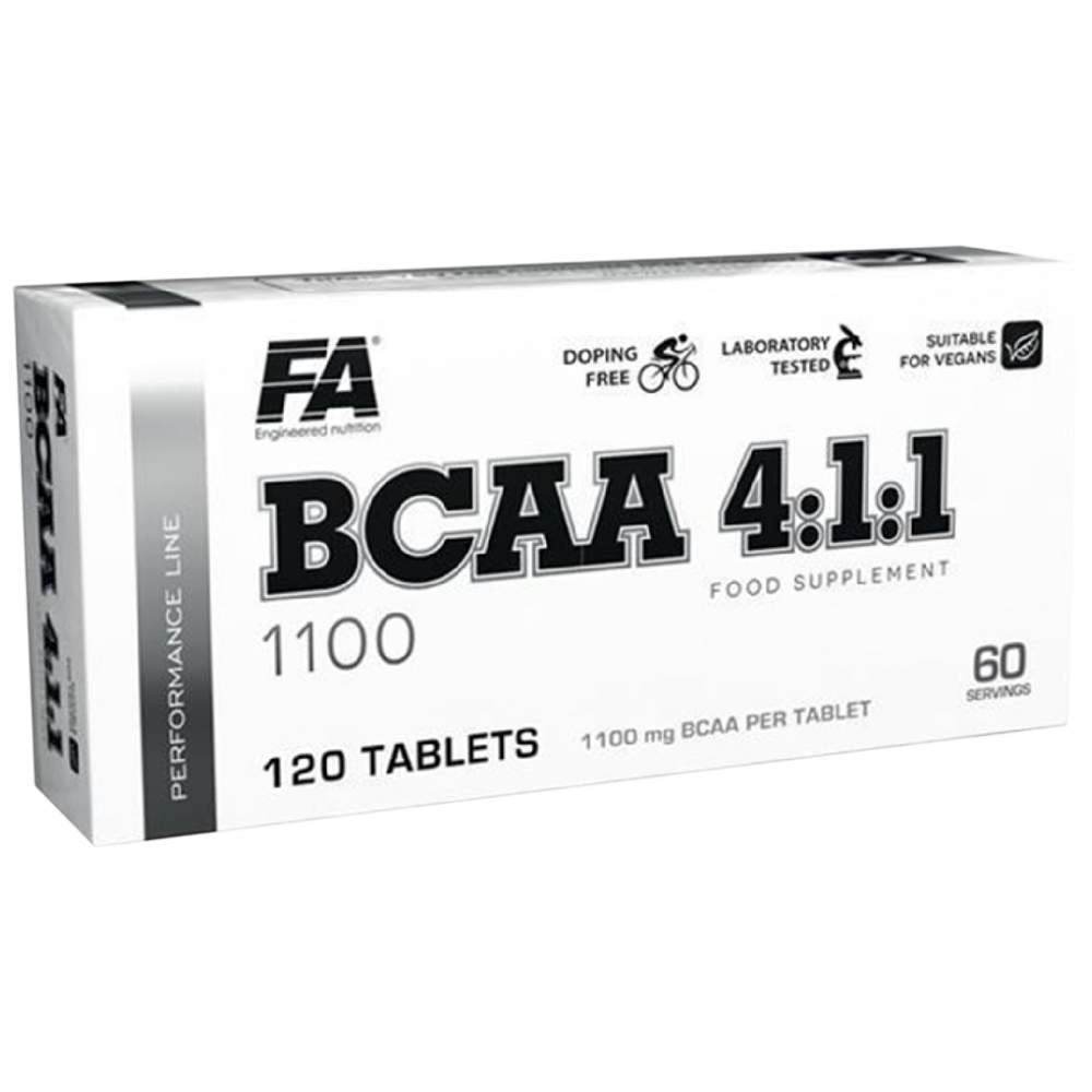 BCAA 4:1:1 1100 - 120 Tablets - Nutra Best Europe