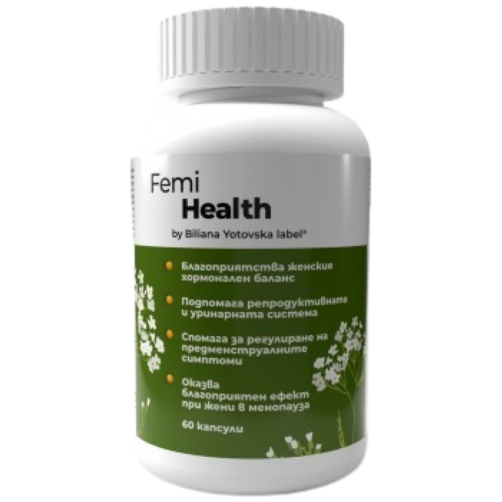 Femi Health | Macával és Dong Quai-jal & Vad jamszgyökér - 60 kapszula