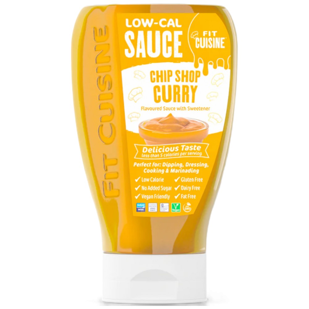Fit Cuisine alacsony kalóriatartalmú szósz | Chip Shop Curry - 425 ml