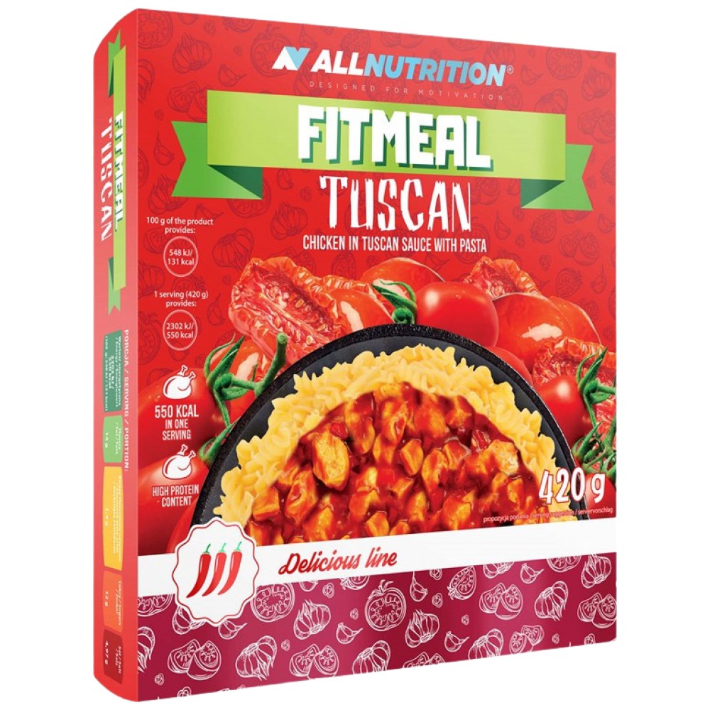 FitMeal Toscan | Fogyasztásra kész, magas fehérjetartalmú étkezés - 420 gramm