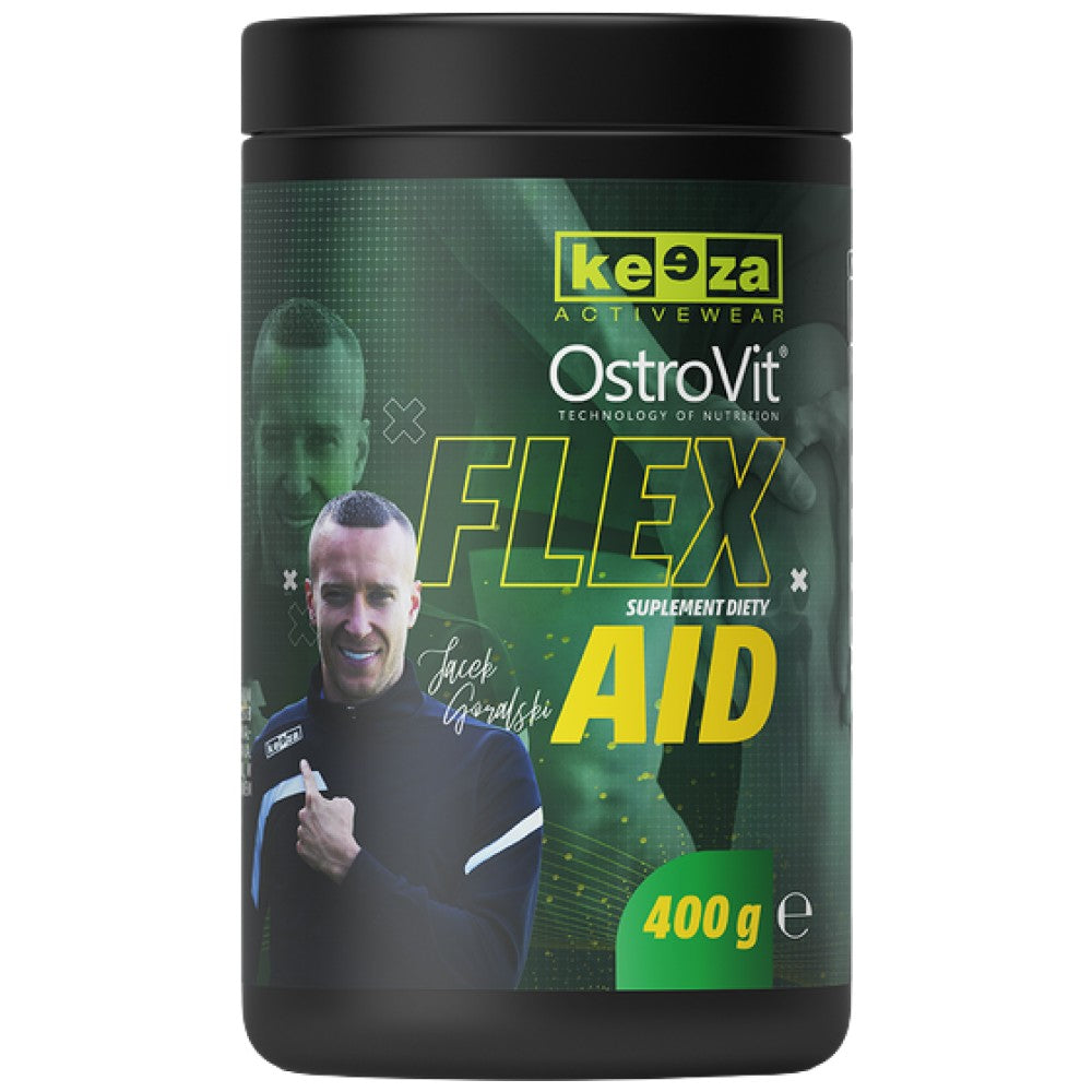 Flex Aid - KEEZA | Kollagén + glükózamin, kondroitin, MSM, hialuronsav 400 gramm