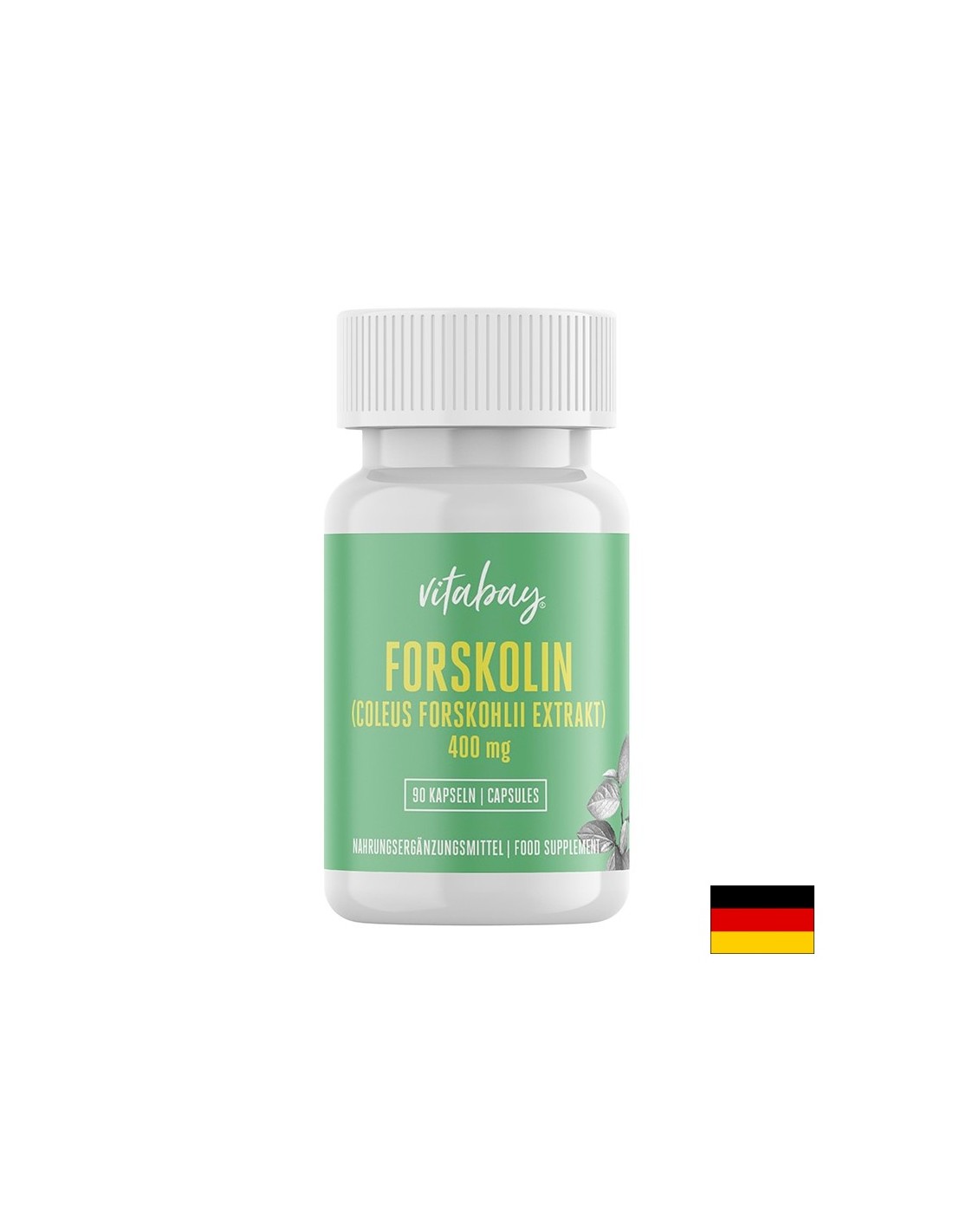 Forskolin, Coleus Forskohlii Extrakt - Forskolin (Coleus Forskohlii kivonat) 400 mg, 90 kapszula <tc>Vitabay</tc>